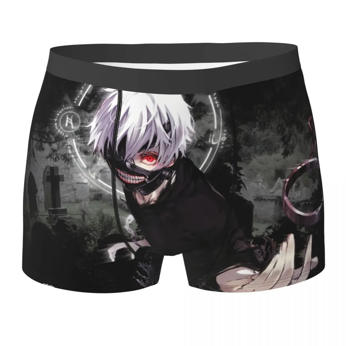 Tokyo Ghoul Kaneki Ken Anime Men's Underwear Boxer Briefs Shorts
