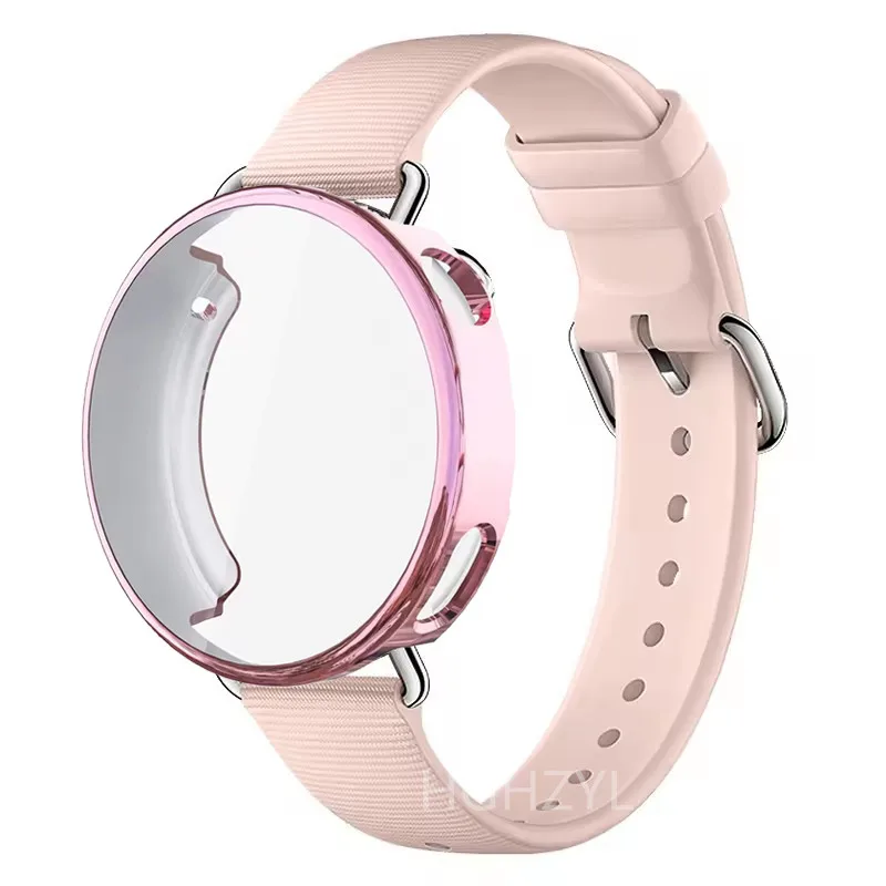 Enhanced Silicone Strap and TPU Case for 41mm Smart Watch - Sport Band and Full Cover Protection