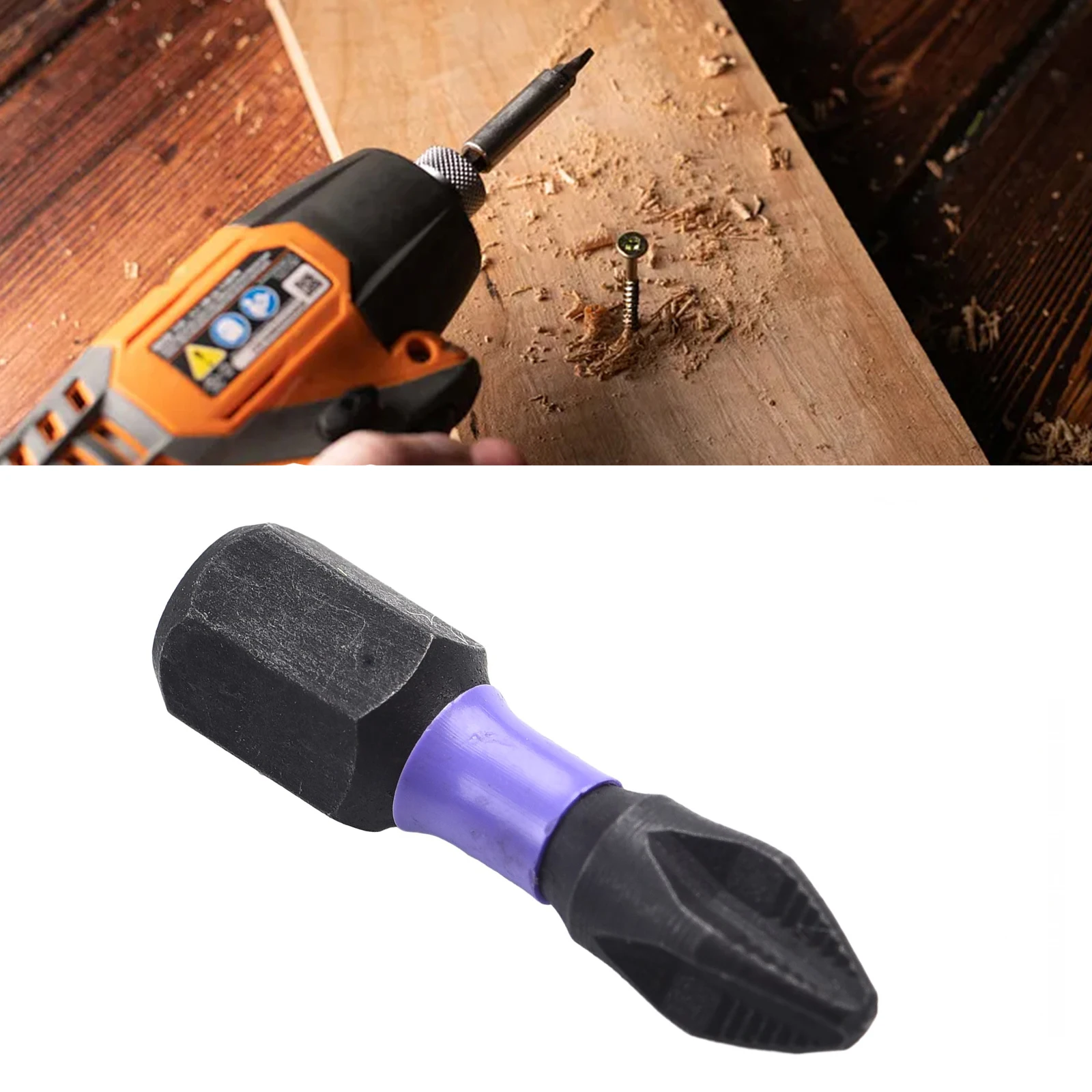 

25-150mm Magnetic Bit Screwdriver Hardness Impact Drill Bit Set Non-Slip 1/4 Inch Electrician Tools Accessories
