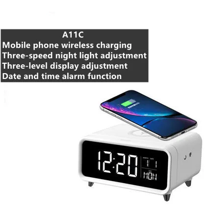 Réveil électrique LED numérique Therye.com, horloge de téléphone