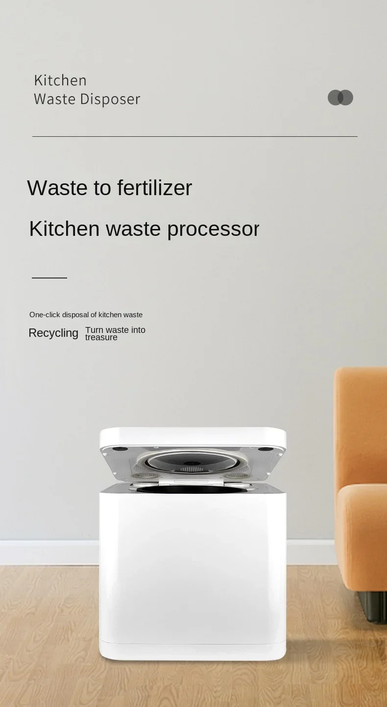 Garbage disposer kitchen waste disposer composter organic fertilizer household smart silent no odor no installation required 8 Garbage disposer kitchen waste disposer composter organic fertilizer household smart silent no odor no installation required 1