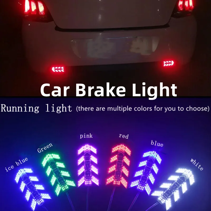 

Car Brake Light LED Turn Signal Running Tail Light High Mount Stop Driving Warning Modified Flashing Lamp Auto Flexible Strips