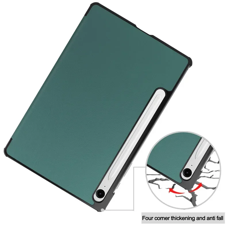 Capa Inteligente para Samsung Galaxy Tab Flip Stand Case Auto Dormir And Wake Samsung Galaxy Tab s9 fe Sm-x510 Sm-x516b 10.9 in - Imagem 6