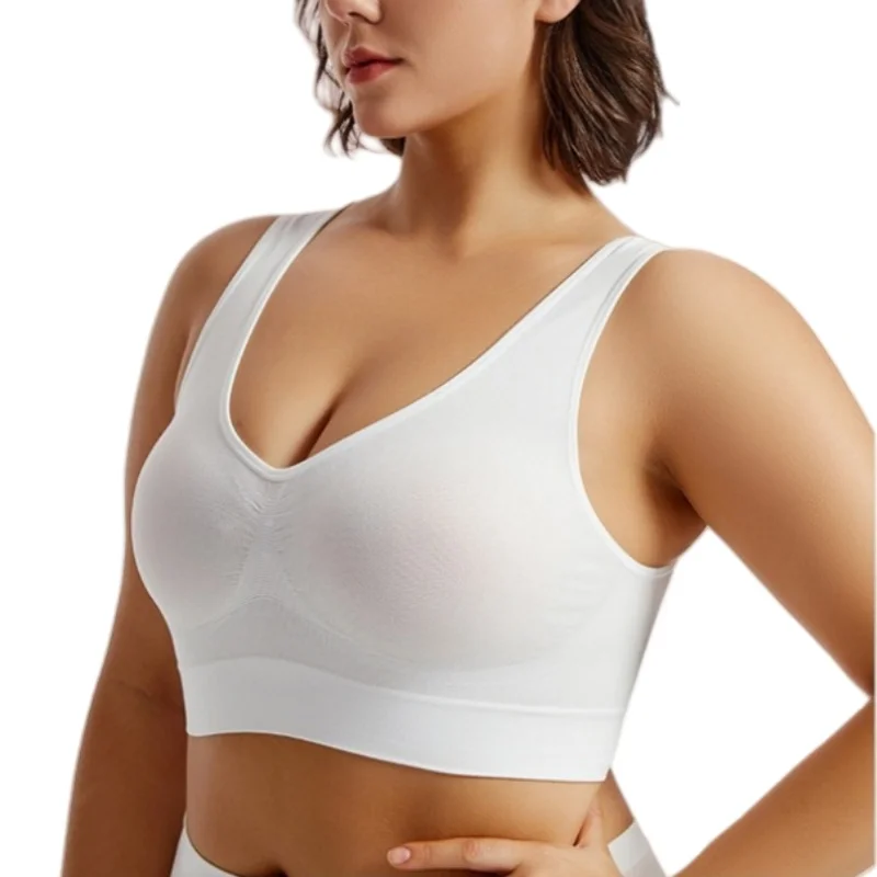 Seamless Sports Bras For Women Push-Up Bra Female Breathable Brassiere No Pads Bralette Solid Color Crop Top Sexy Lingerie S-5XL 1