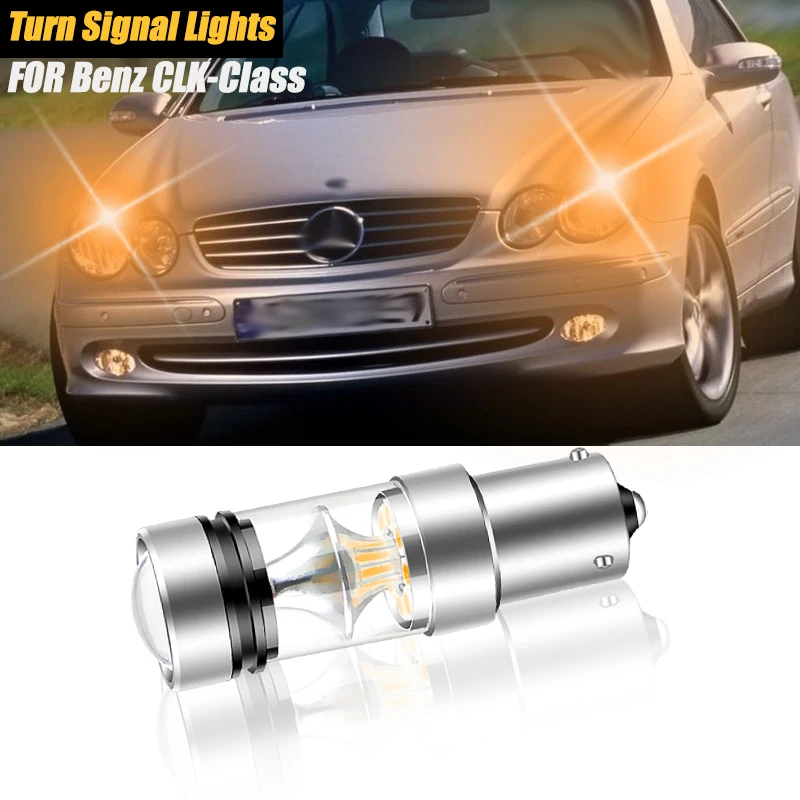 2 Pz Canbu Bau15S Py21W Led Indicatori Di Direzione Lampada No Hyper Flash Per Mercedes-Benz Clk-Class A208 1998 1999 2000 2001 2002