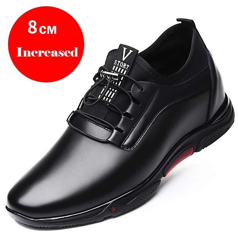Qmaigieelevatorshoesformen8cmHigherShoesMenLeatherShoes