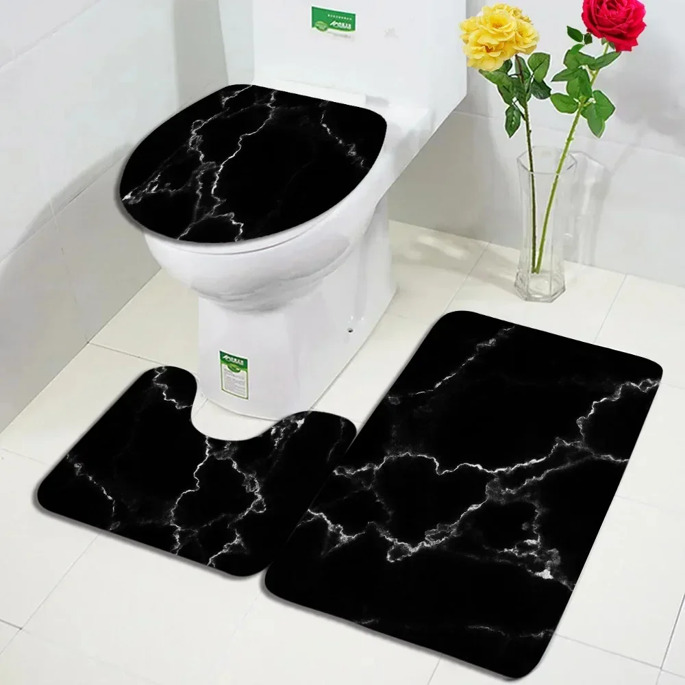 Marble Bath Mat Set 6