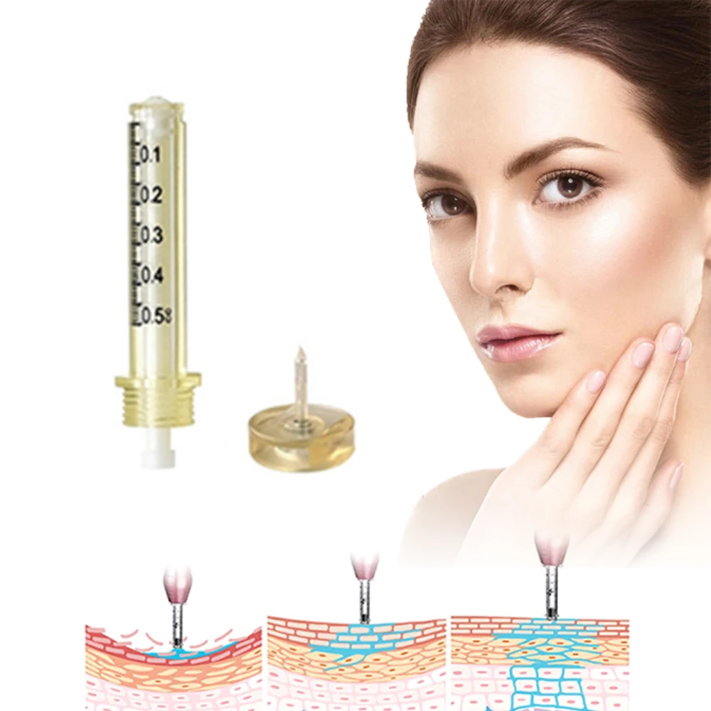 0.5ml Hyaluronic Acid Ampoule Syringe Needle For Anti Wrinkle Lip injection hyaluron gun atomizer hyaluron pen tool hyaluronic acid pen disposable syringe needle