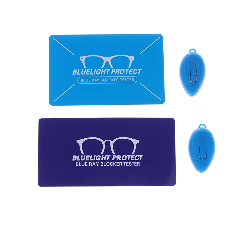 1Pcs Flashlights Anti Blue Light &1Pcs Card LED Plastic Torch Light Glasses Test 6