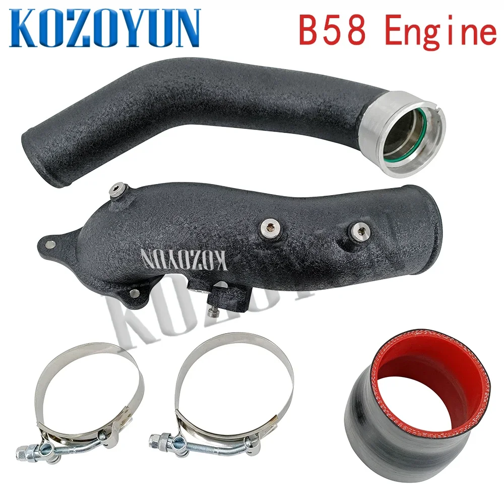 BMW,b58,m140i,m240i,チャージパイプ BMW M140i(F20用)チャージパイプキット/ブラック/FTPmotorsport
