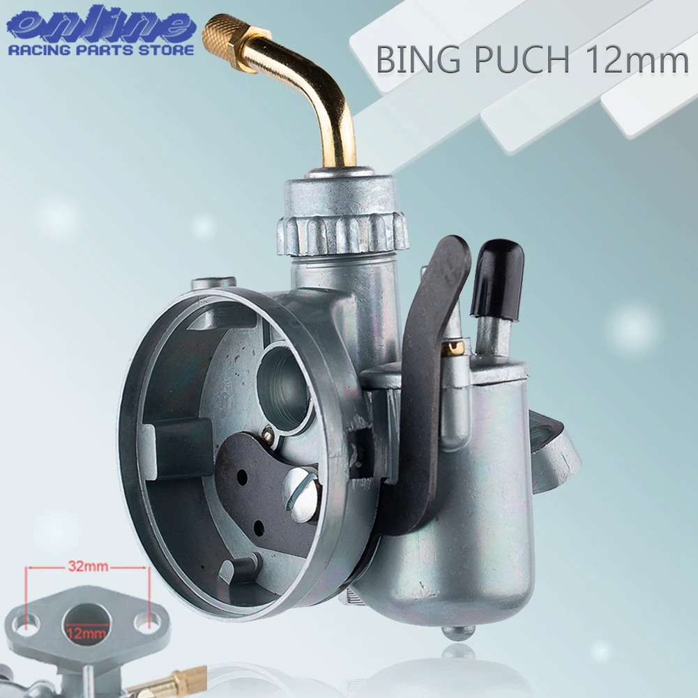 Carburatore Moto 12Mm Per Bing Tipo Sse 1/12/225 Maniglia Manuale Choke Per Puch Ms Sdp Mv Msv 50Cc Mofa Ciclomotore Monopattino