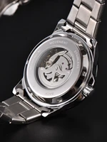 Montre automatique pour hommes, date d'affaires, mécanique, étanche, en acier inoxydable, lumineuse, minimaliste, cadeau pour vous 5