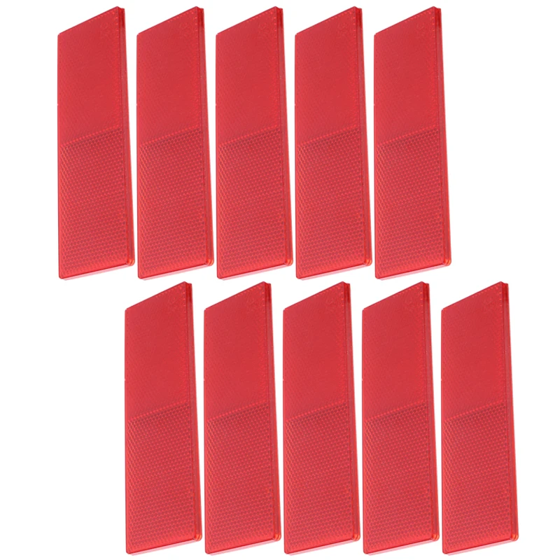 Adhesive reflective strip for transport vehicle safety