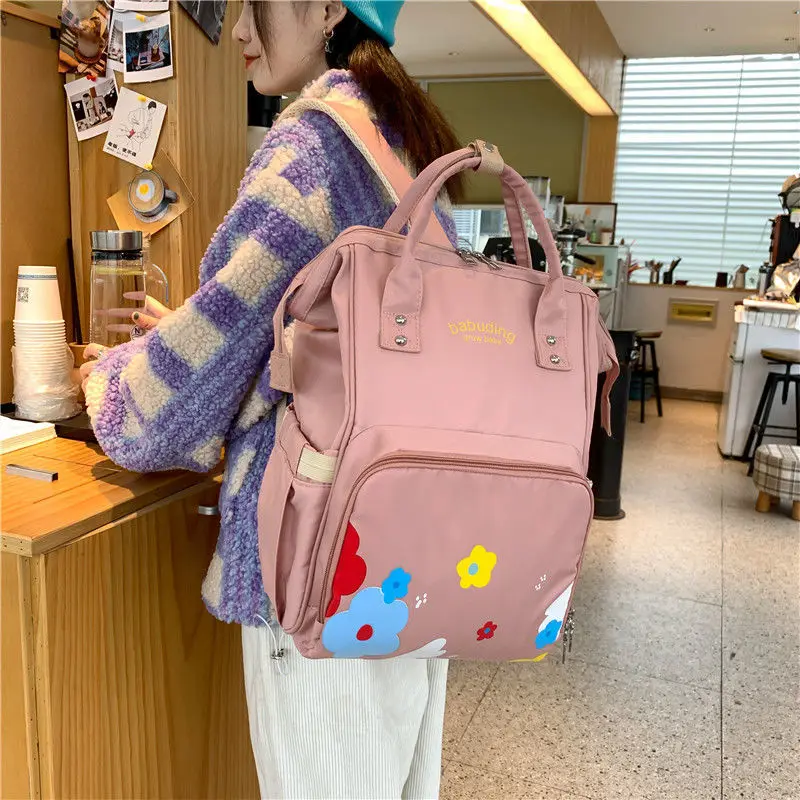 

New Baby Diaper Backpack Fashion Mommy Maternity Travel Bag Multifunction Outting Backpack Stroller Baby Large Capacit Bag