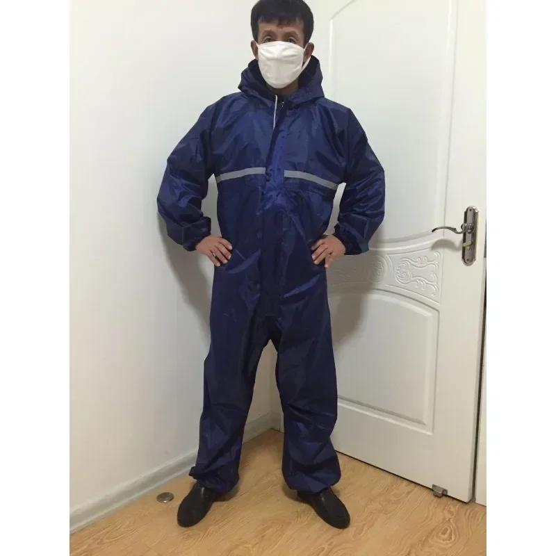 1pcs One-piece Raincoat Men Waterproof Jumpsuit One-piece Rain