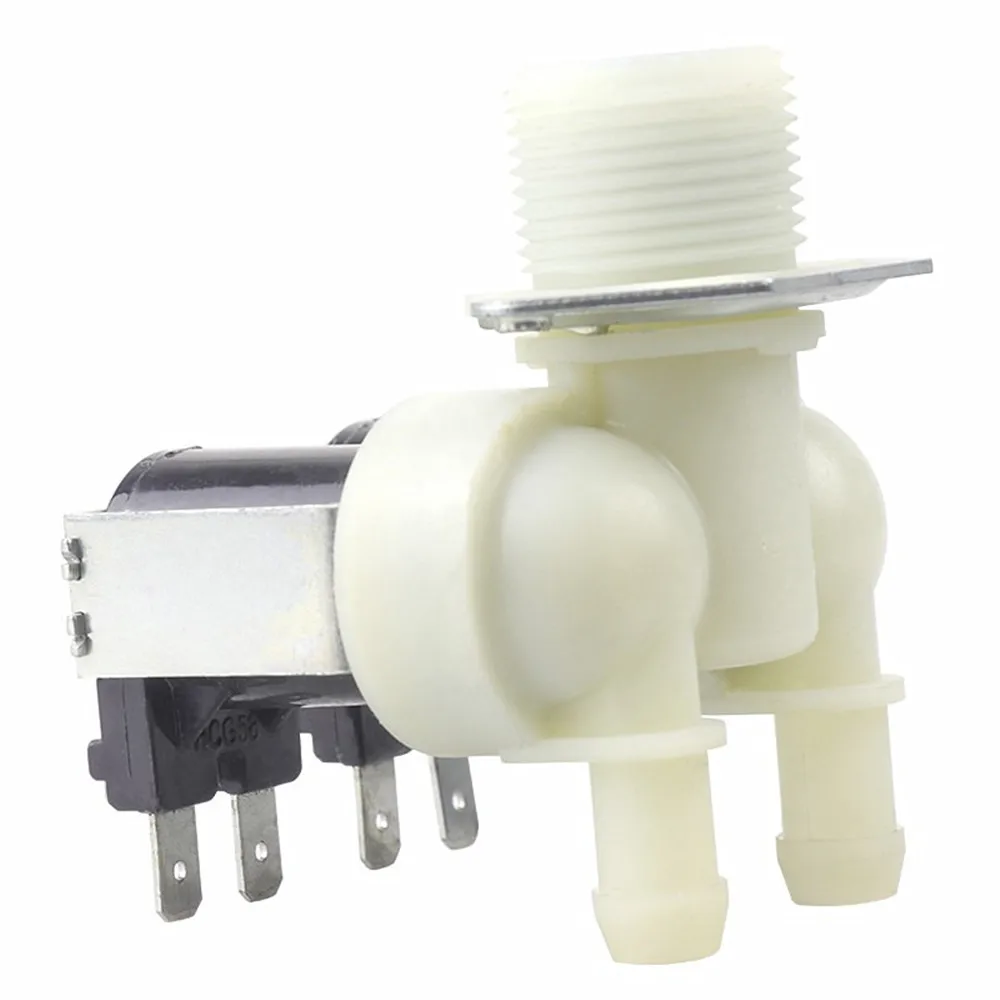 220-240V 6VA Double Head Inlet Solenoid Valve For Washing Machine XQG70-1279 XQB70-C86G xqb80-c86g/C98/C88