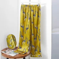 European Style Elegant Classy Fashion Trendy Female Lounges Aesthetics Print Spring Autumn Sleepwear for Women Y2k Sweet Pajamas - Image 2