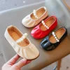 туфли Kid Little Leather Shoe 2023 Spring New Girl Princess Shoes Fashion Shallow Mouth Baby Shoes Soft Sole Girl Shoe Kid Shoes 1