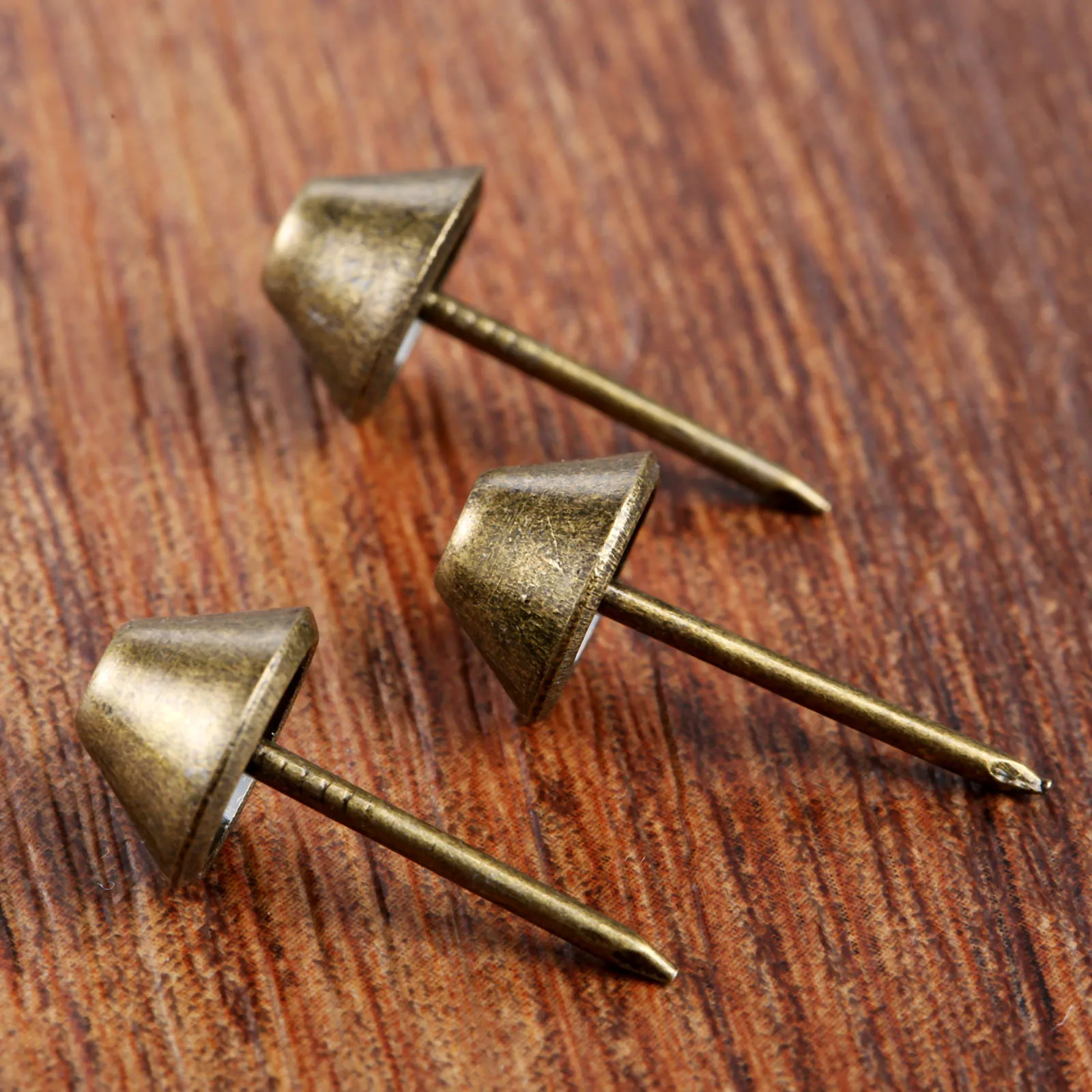 Upholstery Nail 50pcs 11*17mm Antique Bronze Flat Upholstery Nails Sofa Studs Pins Tacks Jewelry Box Basket Furniture Hardware