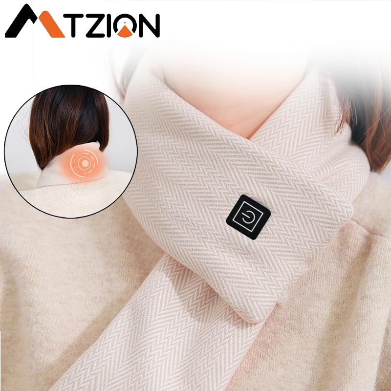 Heating Scarf with Intelligent 3 Gear Temperature Control,Washable,Heated Warm Compress Neck for Autumn and Winter Neck Guard 12 24v car heating blanket electrical blanket washable winter blanket single double body warmer heated blanket for car truck suv