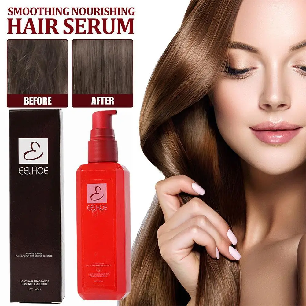 

EELHOE Hair Smoothing Leave-in Conditione Smooth Conditioner Leave-in Hair Hair Cream Essence Treatment Care Elastic 100ML