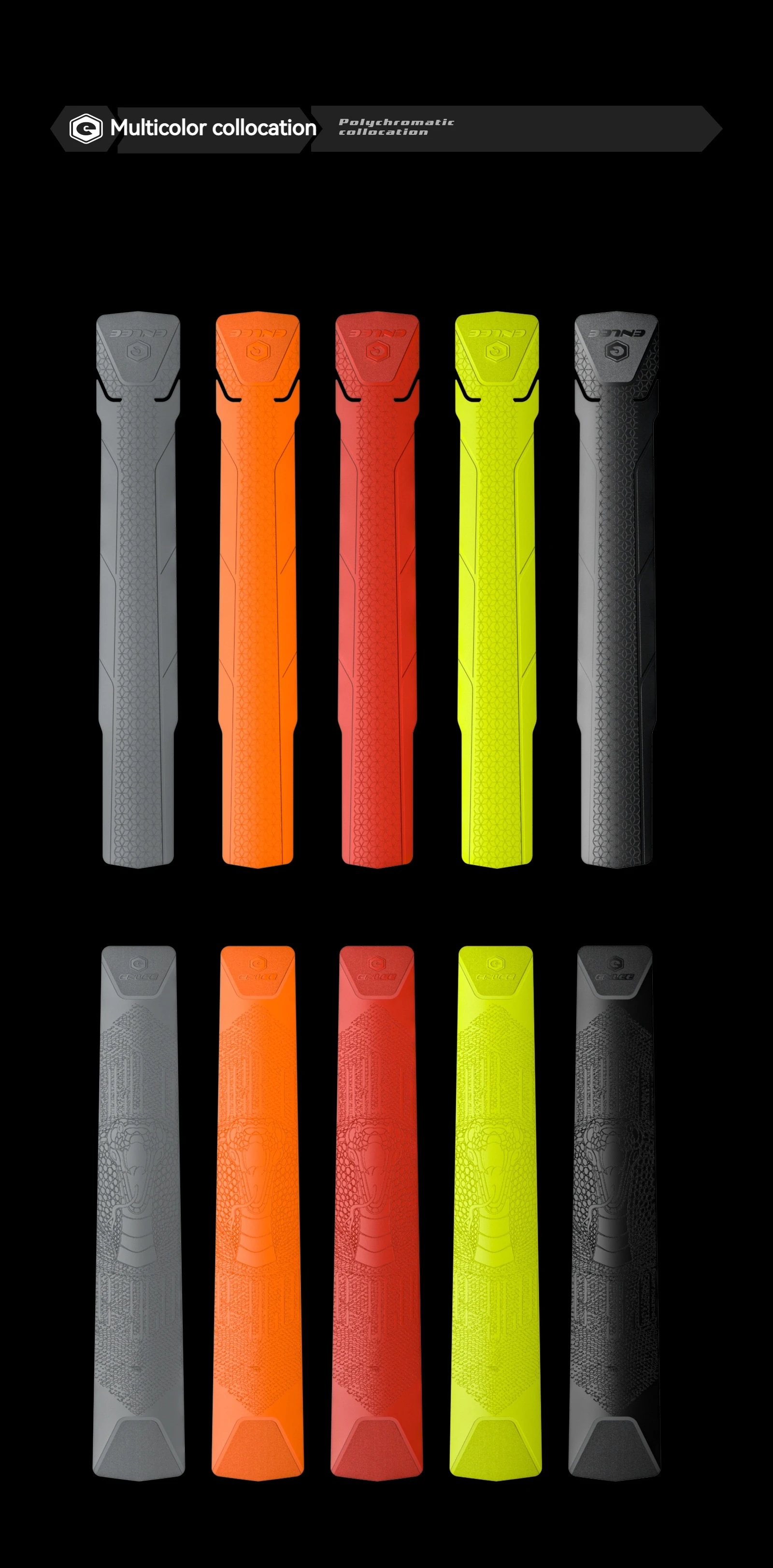 ENLEE Fahrradrahmen Kratzfester Schutzaufkleber MTB Road Rhombus Bike Anti Scratch Aufkleber Silikonschutz – Detail 9