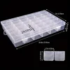 36 Compartments Plastic Craft Storage Box, Adjustable Compartment Jewelry Storage, Storage Box With Detachable Divider And Lid, 3