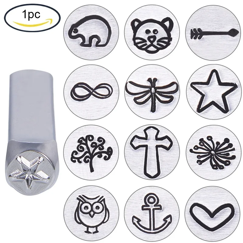 ImpressArt Whimsy Heart Metal Stamp – 3mm Stamp For Jewelry Making & DIY Crafts, Works On Metals Up To Stainless Steel