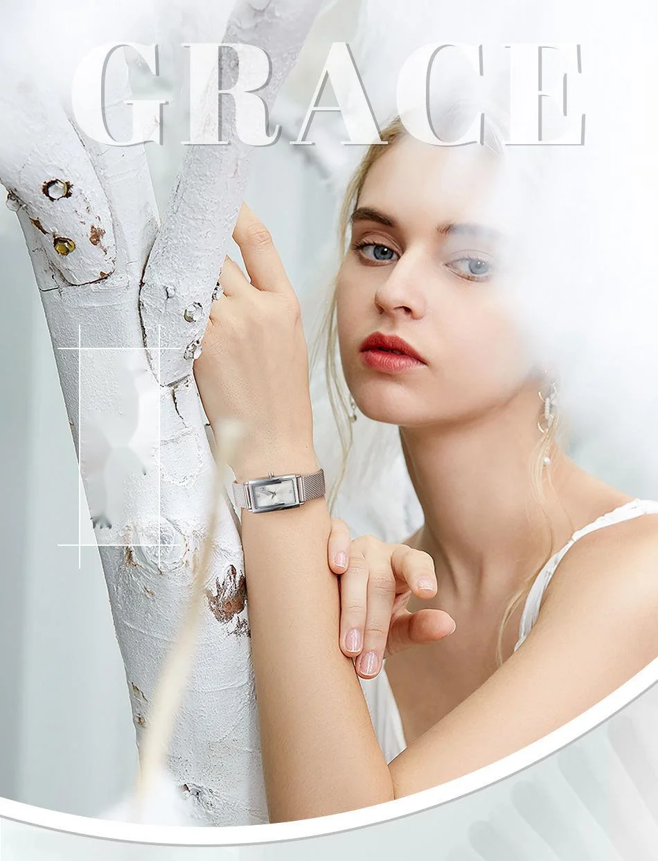 Nuovo orologio da donna più venduto, sensazione di nicchia femminile, orologio quadrato delle celebrità di Internet, orologio da lavoro minimalista 0119, alla moda e versatile_voghion.com