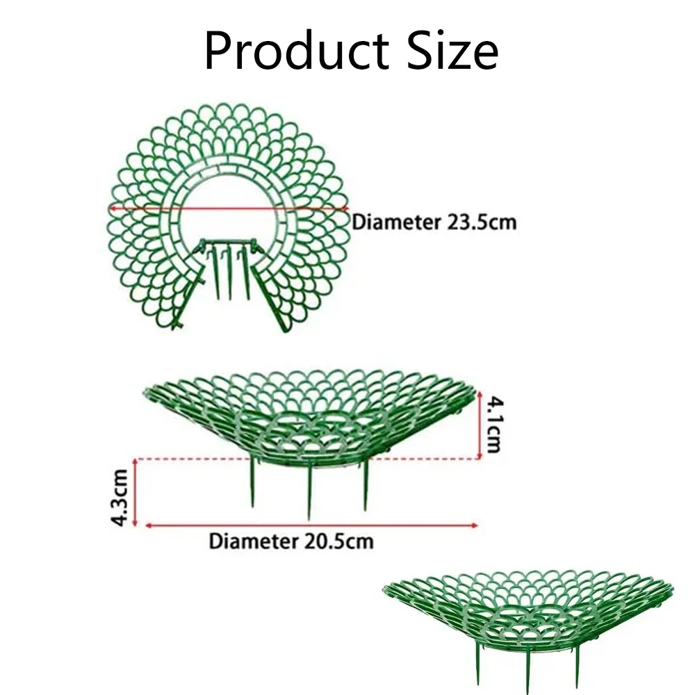 2/5/10Pcs Strawberry Support Stands with 3 Sturdy Legs Strawberry Growing Racks Berries Growing Frame Holder for Garden Homegrow plastic plant supports,plant support racks