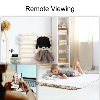 4K Smart Clock Camera with WiFi, Motion Detection, Night Vision, Remote Viewing, SD Card Storage – Home Security & Baby Monitor 3