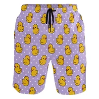 Animal Dog Flamingo Duck 3D Print Beach Shorts Men Kids Summer Swim Trunks Quick Dry Surf Board Shorts Street Short Pants 2