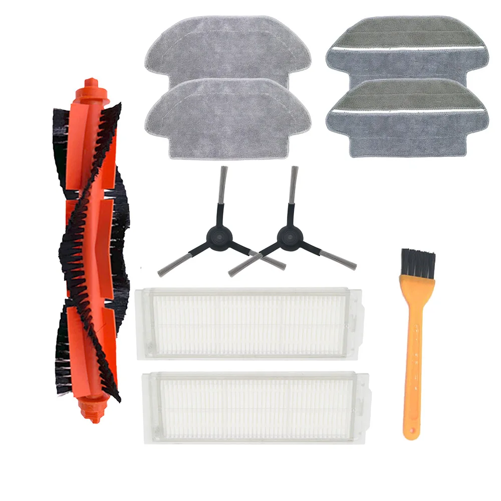 Main Brush Hepa Filter Side Brush Mop Cloth for xiaomi Robot STYJ02YM Mi Mop Pro Conga 3490  Viomi V2 PRO V3 SE V-RVCLM21B