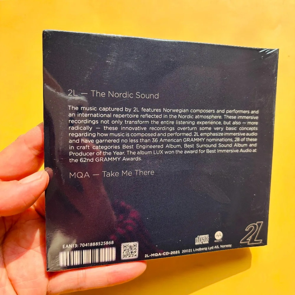 2L 더 노르딕 사운드 MQA-CD 오디오파일 클래식 컴필레이션 노르웨이 하이 레졸루션 마스터 품질 재고 있음
