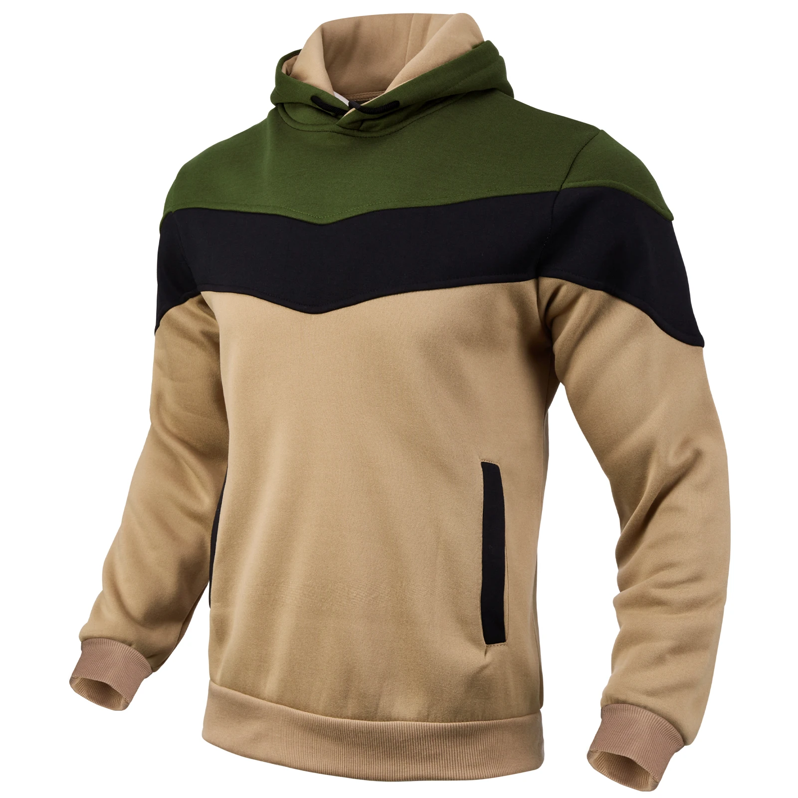 

New Men's Hoodie Spring Autumn Winter Men's Leisure Fashion Hoodie Sweatshirt Tri Color Hoodie Hip Hop Top