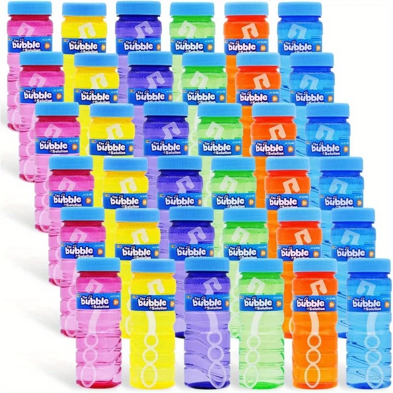Sloosh Seifenblasenflaschen 12 Stück (4oz Lösung) Seifenblasenstab Großpackung Sommer-Outdoor-Spielzeug Geschenk für Kinder Partyzubehör – Detail 9