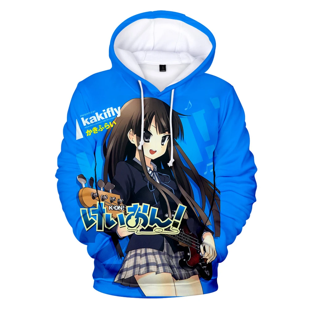 

K-ON!! Women Men Cool Hoodie 3D Tracksuit Long Sleeve Sweatshirt Harajuku Streetwear Japanese Anime Unisex Clothes Men-Clothes