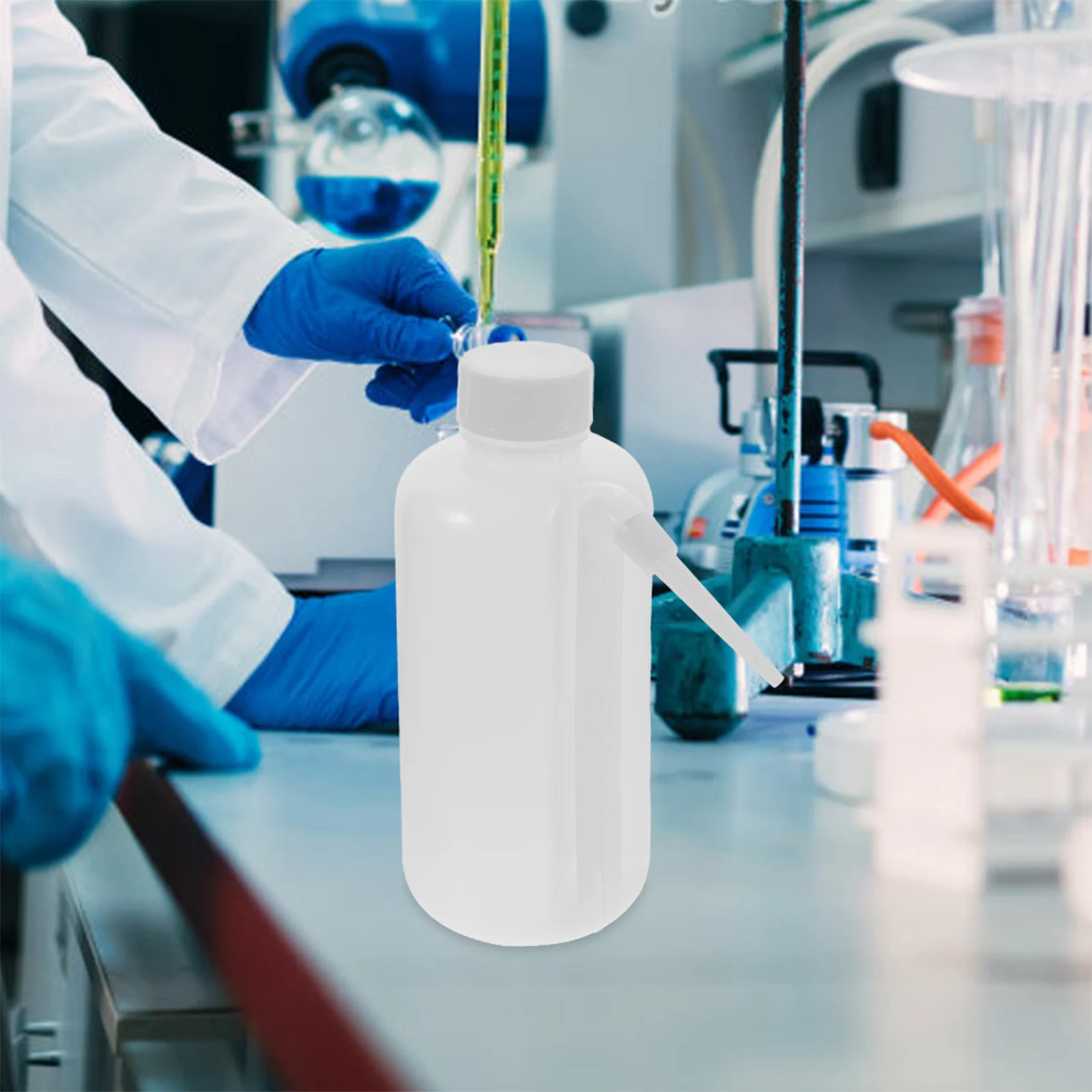 

Wash Bottles 4Pcs 500Ml Safety Plastic Empty Filling Screw Cap Down Spout Dispensing Liquid Labs Watering Tools