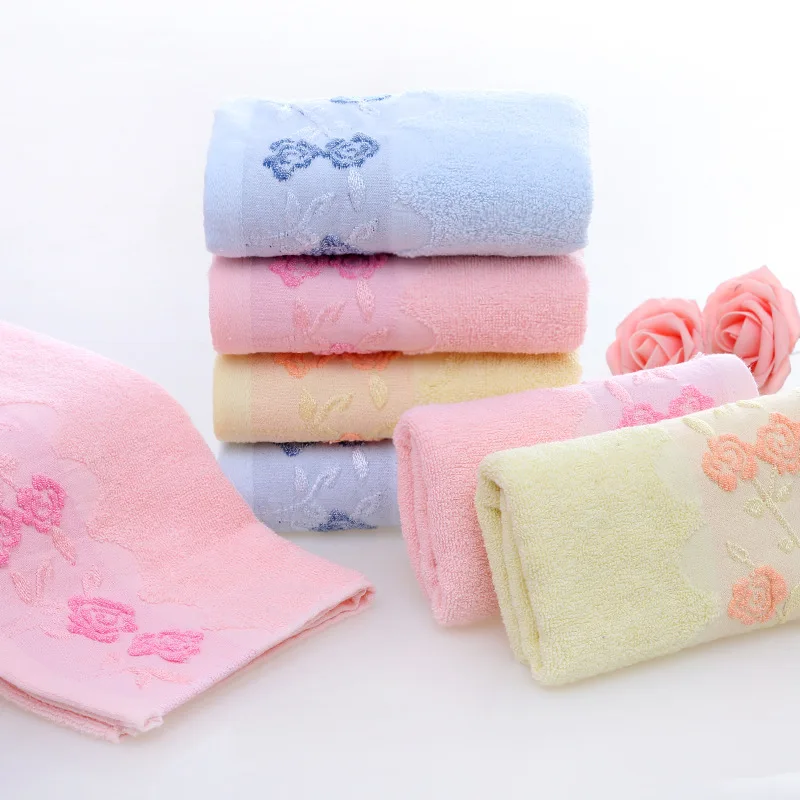 Quality Face Towel Tree Flower Bath Printed Spa Soft Kitchen Cotton Hand For Adults Thick Seaside Home  32*73cm Hotel Serviette 3