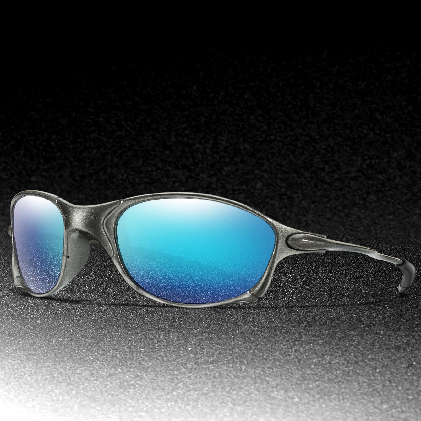 Men And Women Cycling Sunglasses Metal Shades With UV Protection