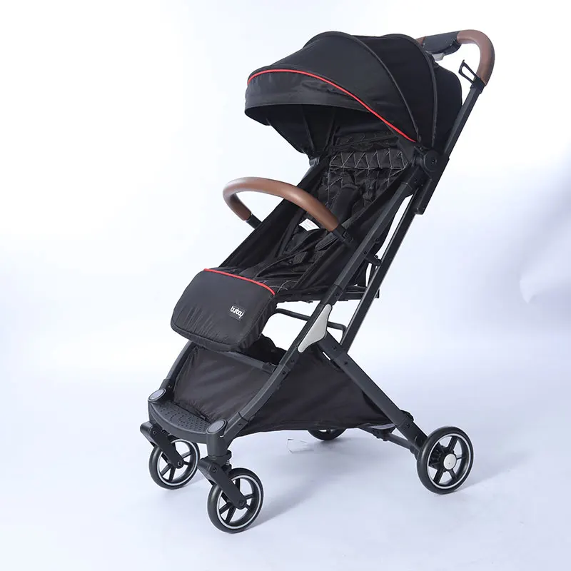 Burbay 1 Button To Collect Light Weight And Easy Fold Baby Stroller X6