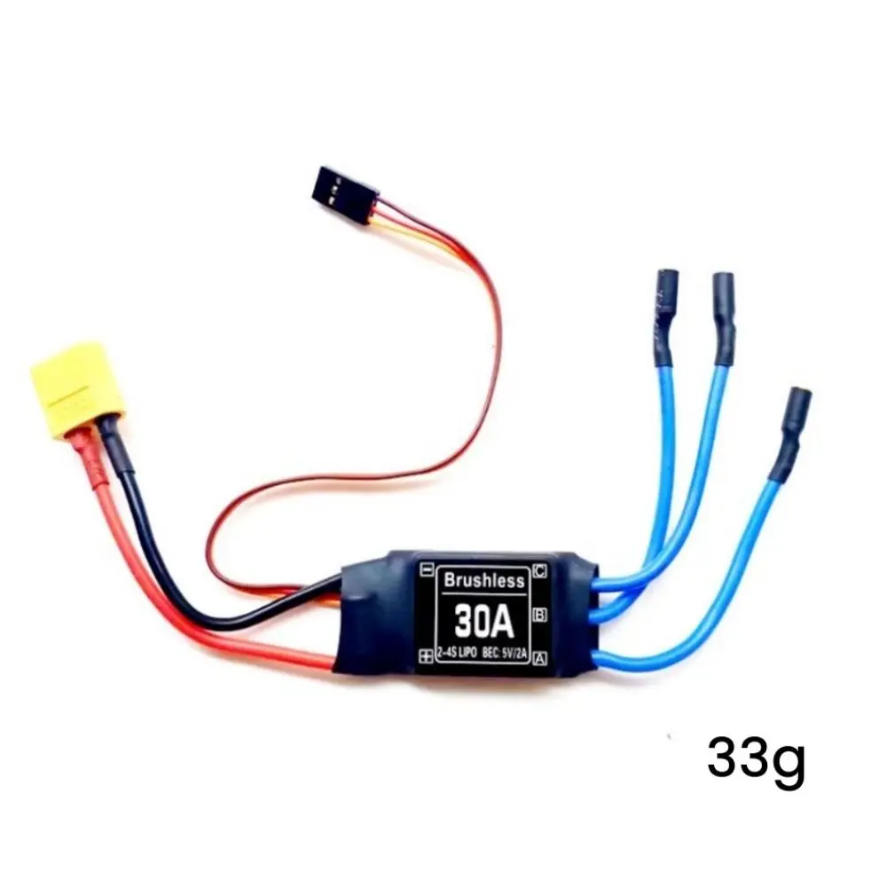 30A 40A Brushless ESC 2-4S 3.5MM Banana Head Electronic Speed Controller 5V 3A UBEC T Plug RC Plane Parts for RC FPV Helicopter