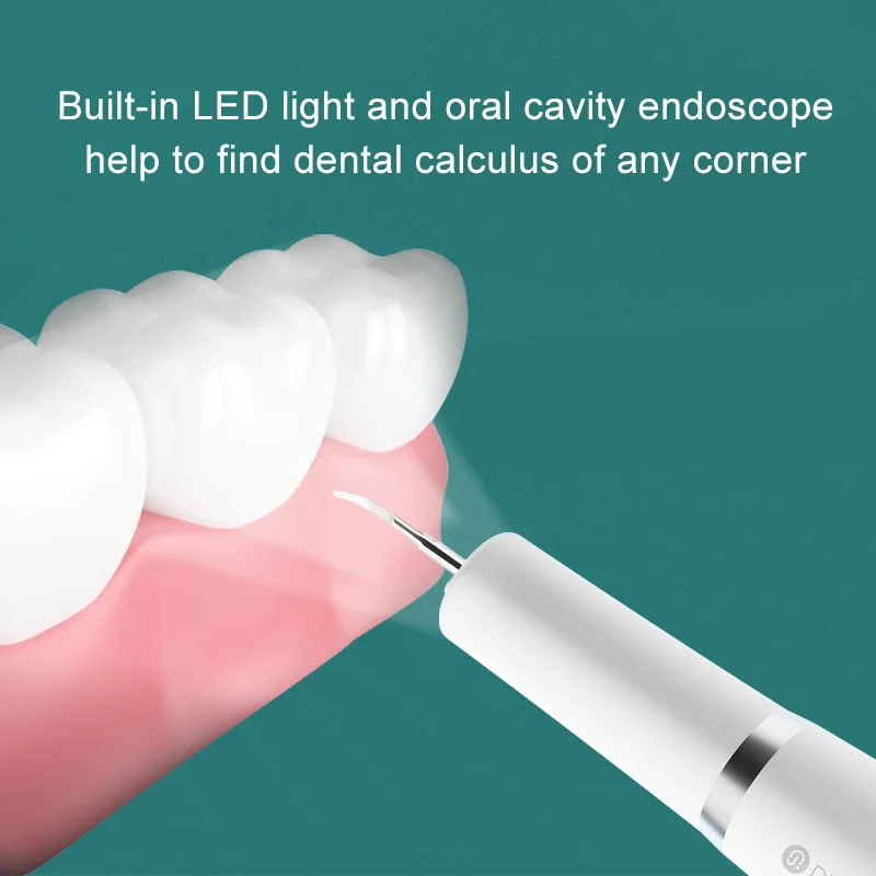 DR.BEI YC2 Electric Tooth Calculus Remover Tooth Stains Tartar Dentist Teeth Whiten Oral Hygiene Clean Ultrasonic Dental Scaler