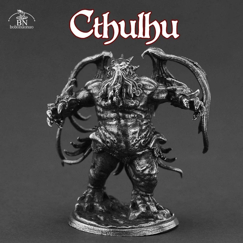 Ottone Bianco Great Cthulhu Figurine In Miniatura Metal God Of Sleeping Octopus Fighter Car Decoration Statue Desktop War Game Scacchi