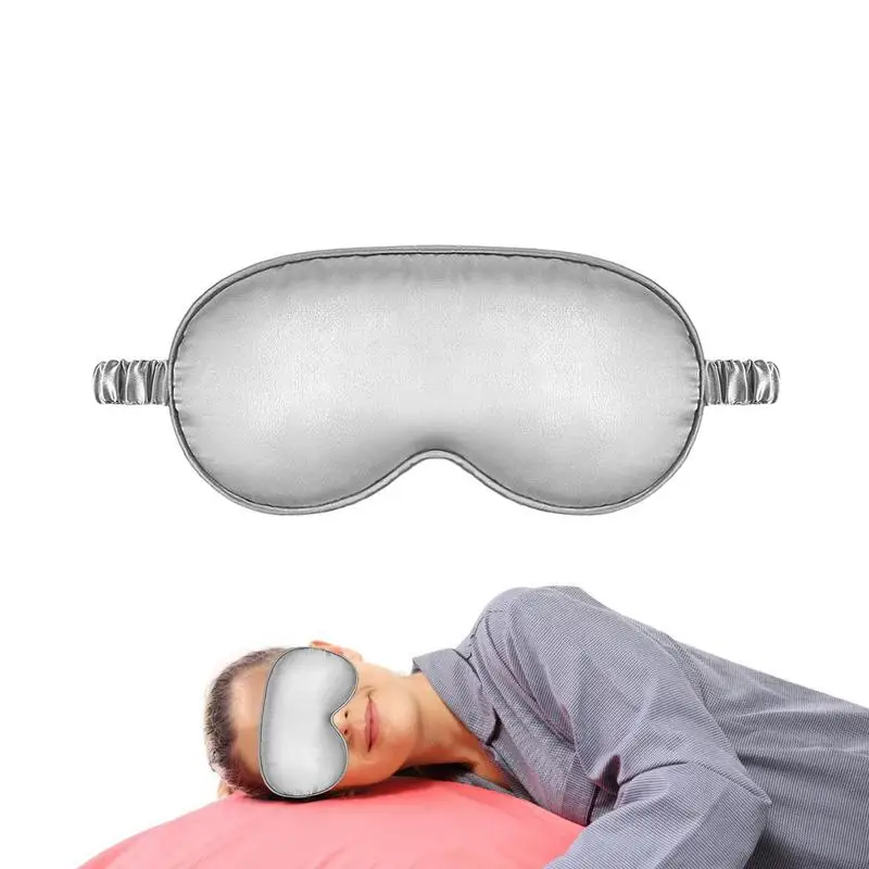 야간 블라인드폴드 블랙아웃 라이트 차단 눈 커버, 부드러운 부드러운 통기성 눈 커버, 탄력 있는 빛 차단 눈 커버