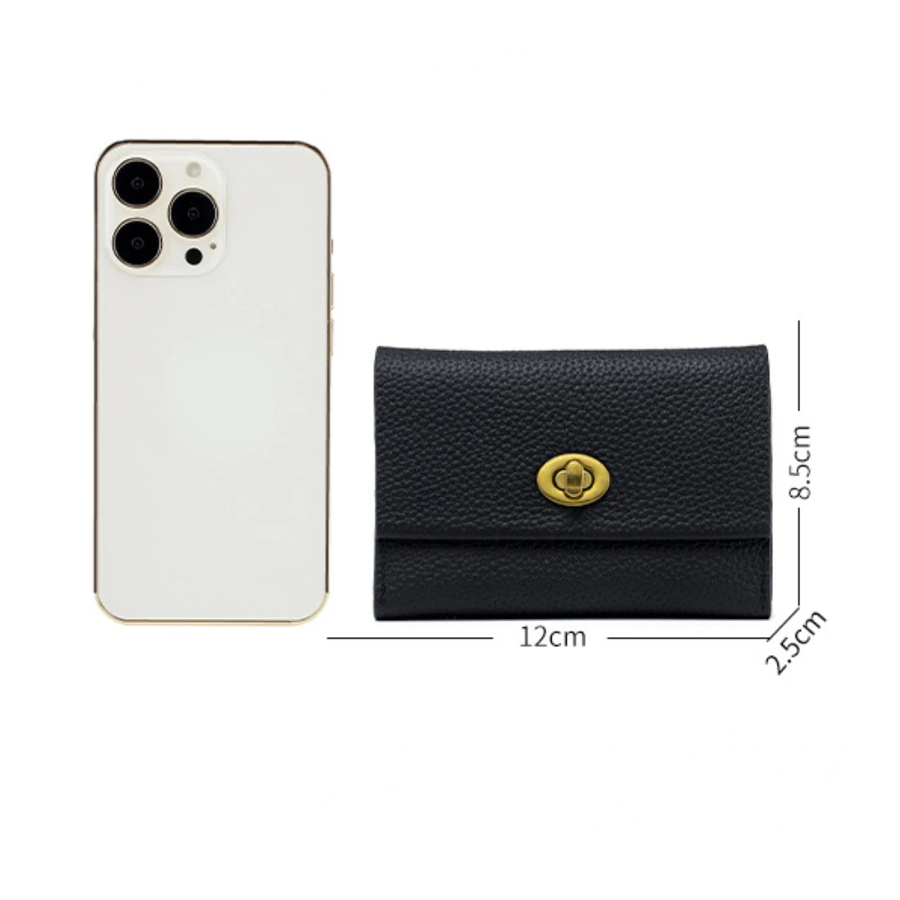 Genuine Leather Fashion Women's Card Bag Multifunctional Cowhide Coin purse