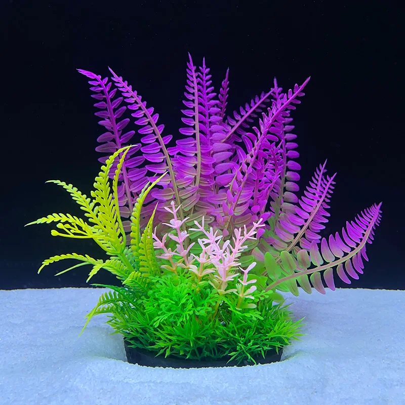 

1PC Aquarium Plants Artificial Plastic Water Plant Grass Aquatic Plants Aquarium Decoration Fish Tank Water Weeds Ornament