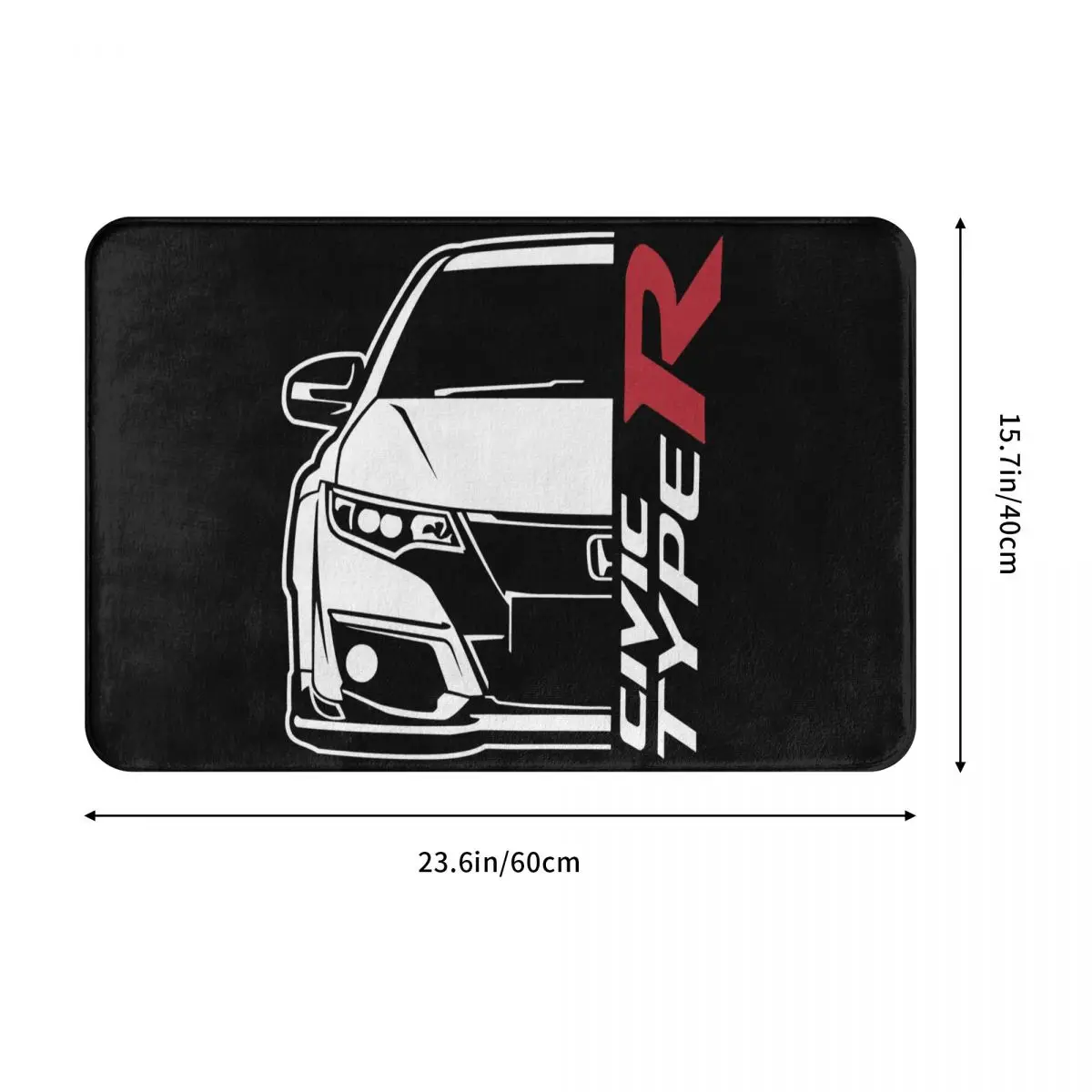 2015 Honda Civic Type R Fk2 Auto Racing Bad Matte Teppich Eingang