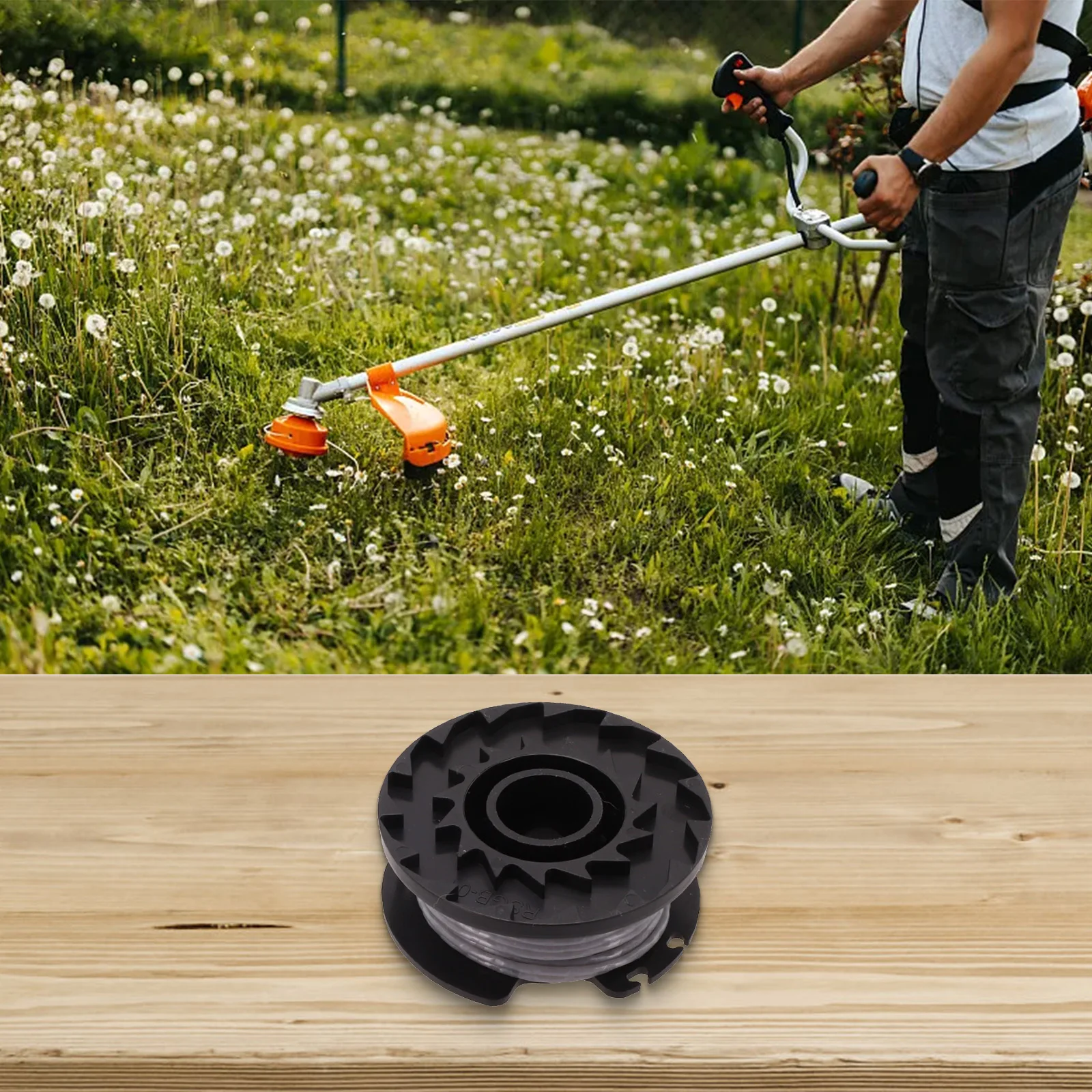 Line Spool Replacement For Grizzly Tools ART 2420 Lion Set Replacement For Cordless Trimmer Garden Tool Accessories