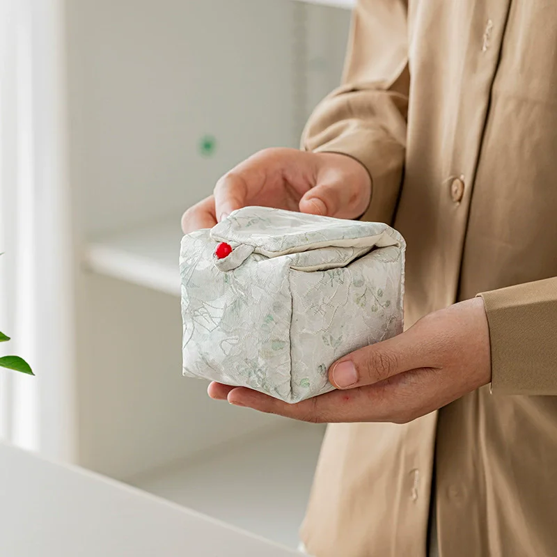 Master Cup Bag Portable Tea Accessory Pouch for Single Teacup, Quick Tea Cup, Teapot, and Tea Ceremony Supplies